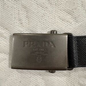 Prada Black Men's Belt